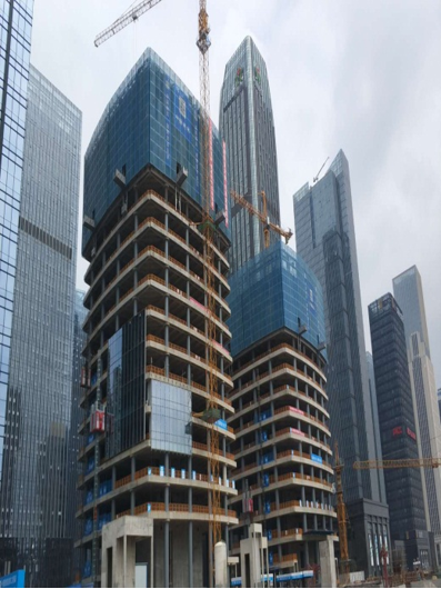 Intelligent Attached Lifting Scaffold
