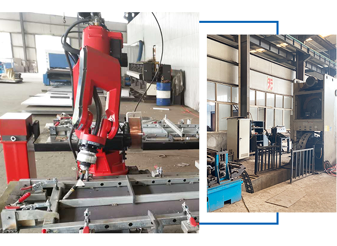 Steel frame formwork factory workshop
